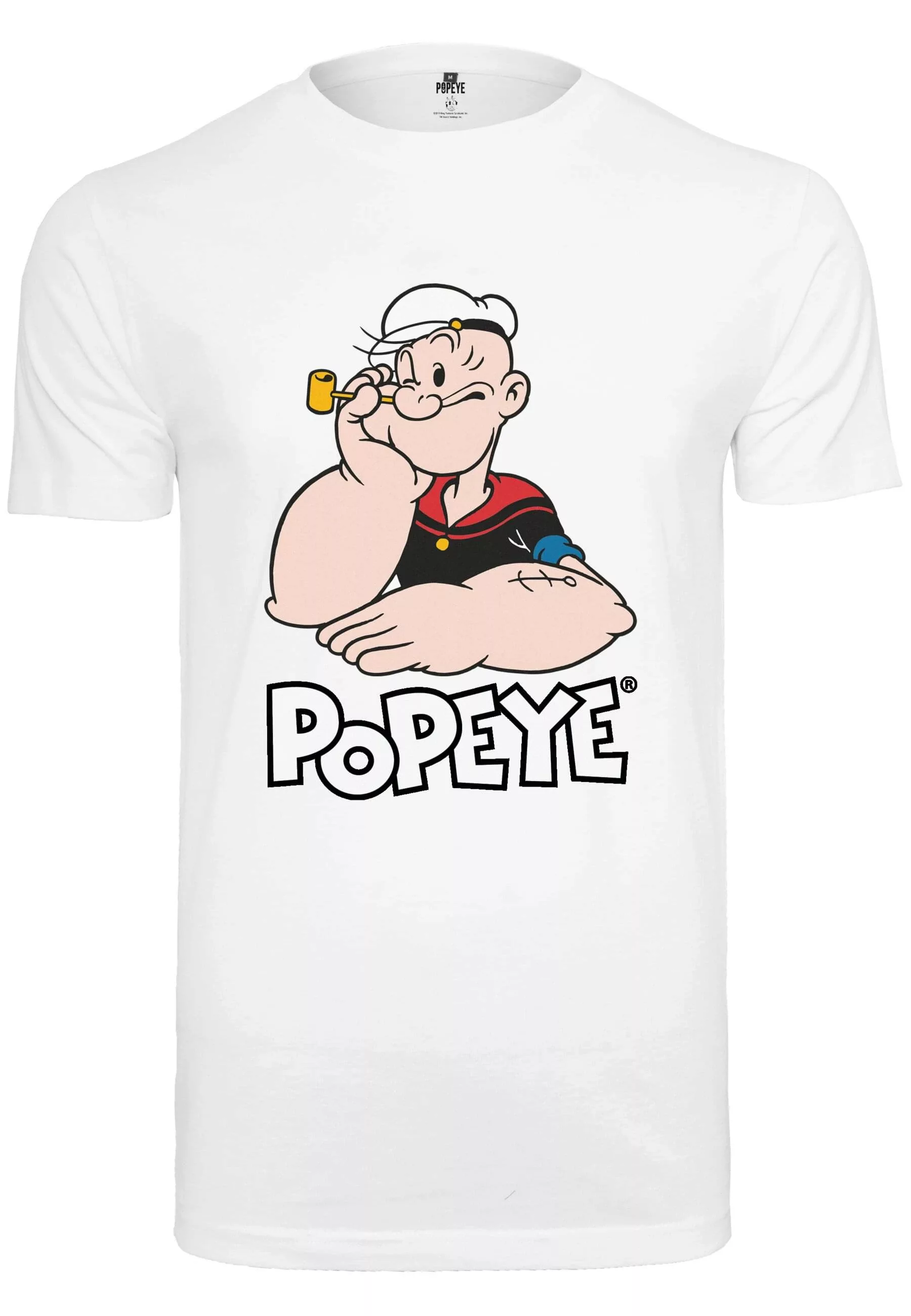 Merchcode T-Shirt "Merchcode Herren Popeye Logo And Pose Tee" günstig online kaufen