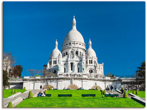 Artland Leinwandbild »Paris Sacre Coeur«, Gebäude, (1 St.), auf Keilrahmen günstig online kaufen