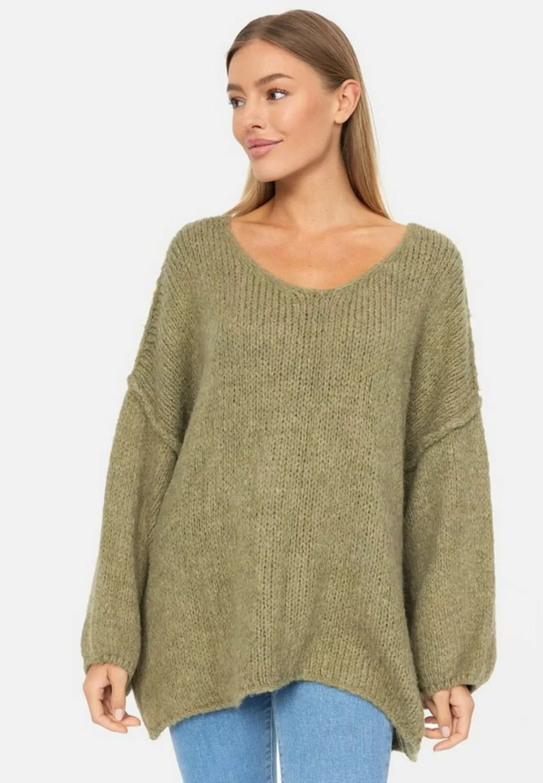 Decay Strickpullover, mit femininem V-Ausschnitt günstig online kaufen