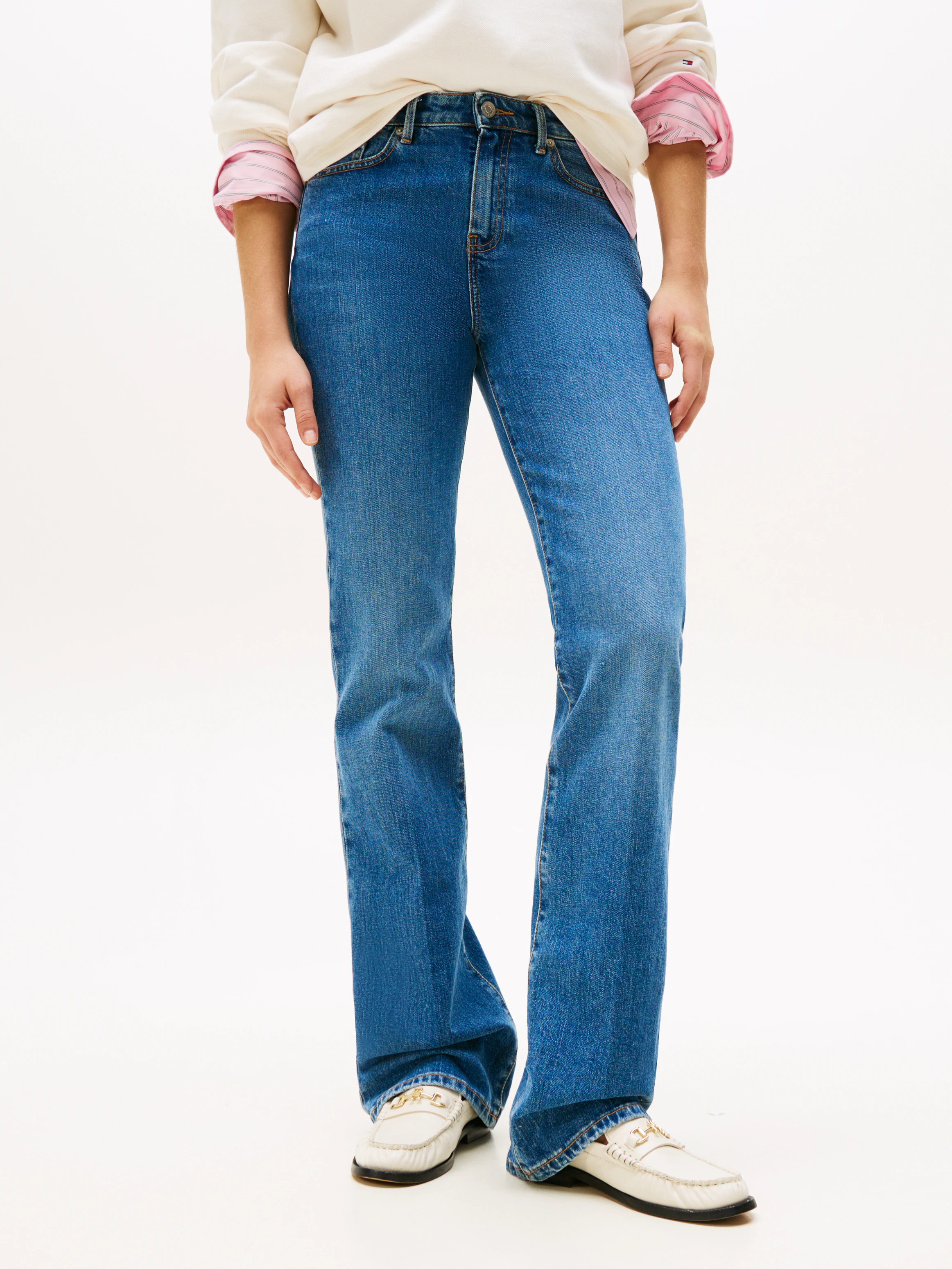 Tommy Hilfiger Bootcut-Jeans "DNM FLO BOOTCUT RW" günstig online kaufen