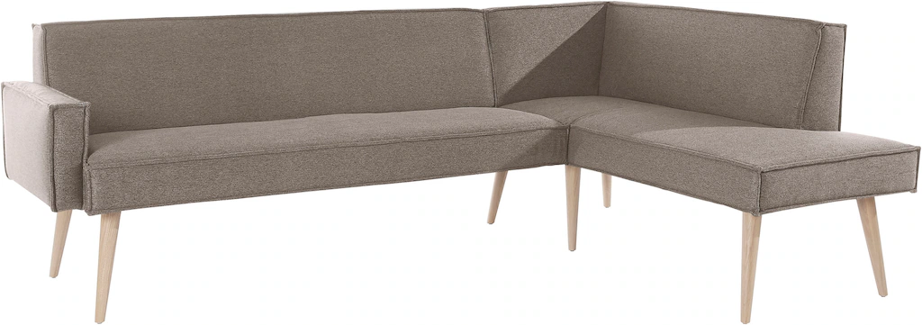 exxpo - sofa fashion Eckbank "Lungo, moderne Kedernaht, bequem und elegant, günstig online kaufen