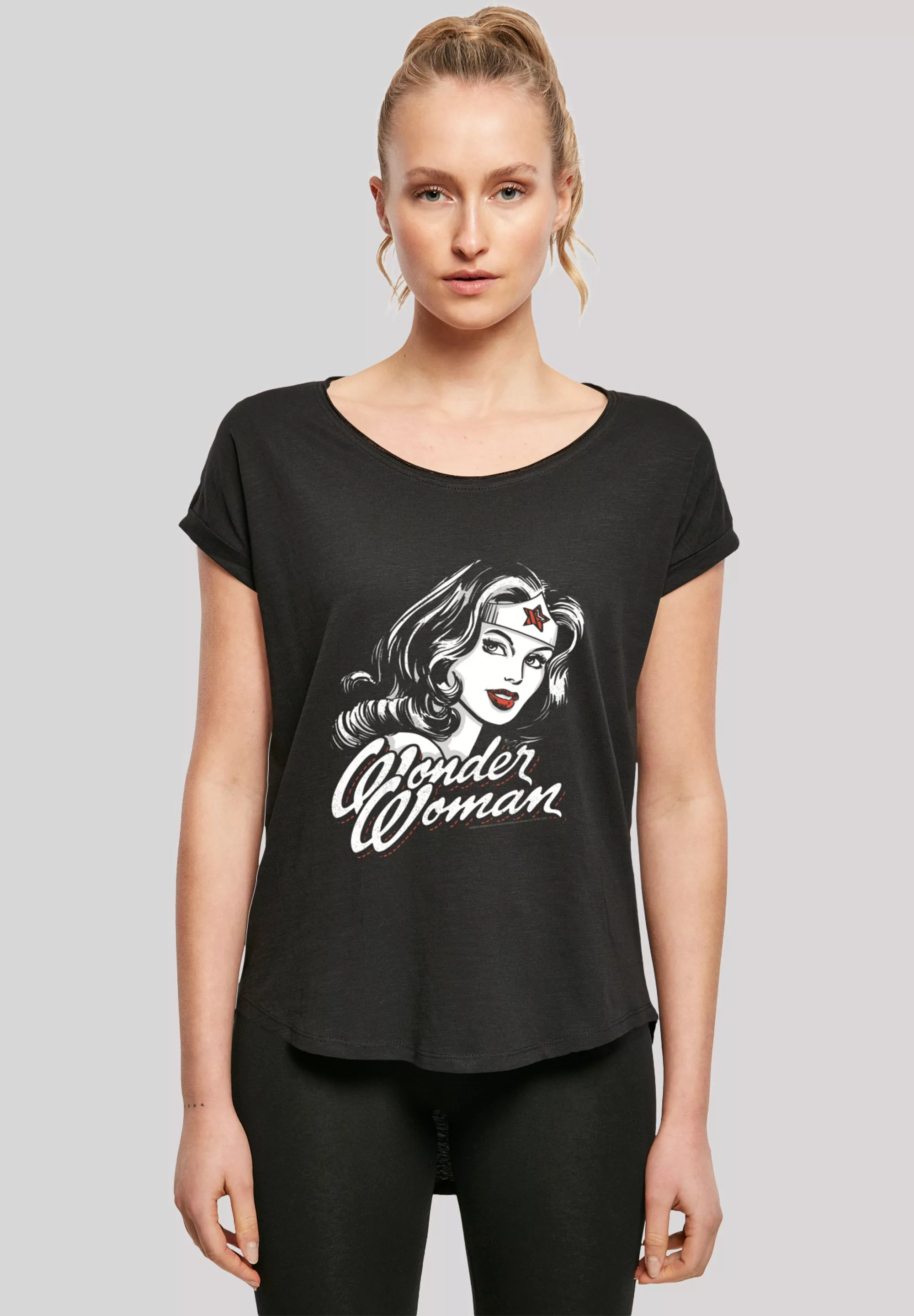 F4NT4STIC T-Shirt "DC Comics Wonder Woman Hint Of Red", Print günstig online kaufen