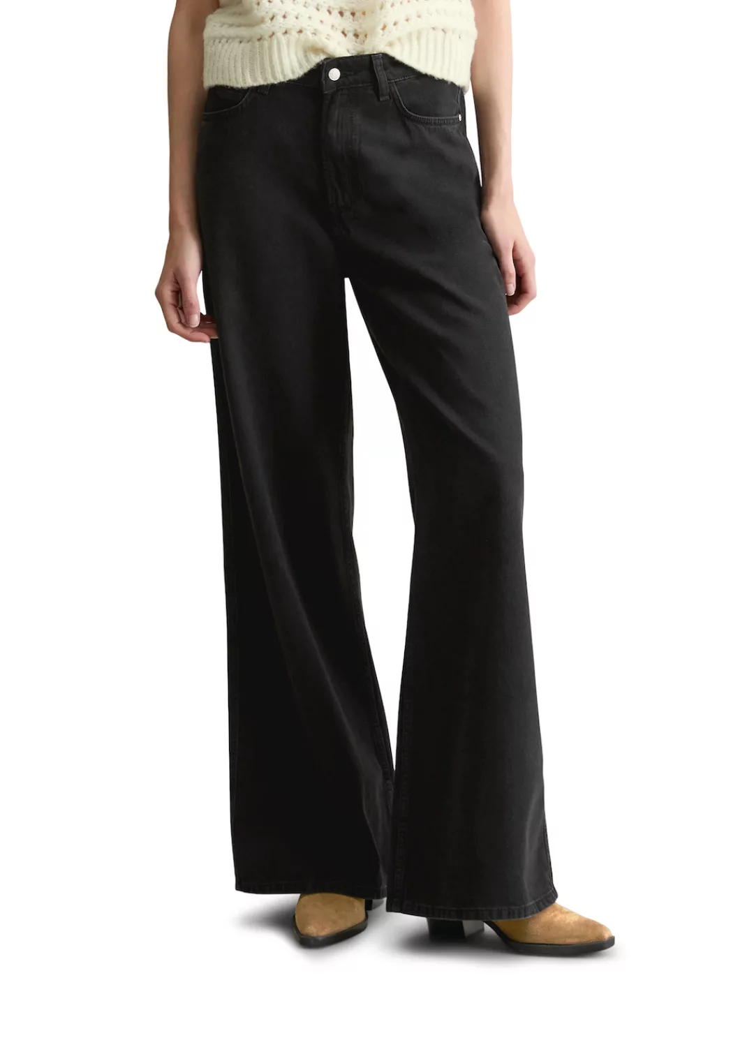 Marc OPolo DENIM Weite Jeans "aus softem Organic-Cotton-Lyocell-Modal-Mix" günstig online kaufen