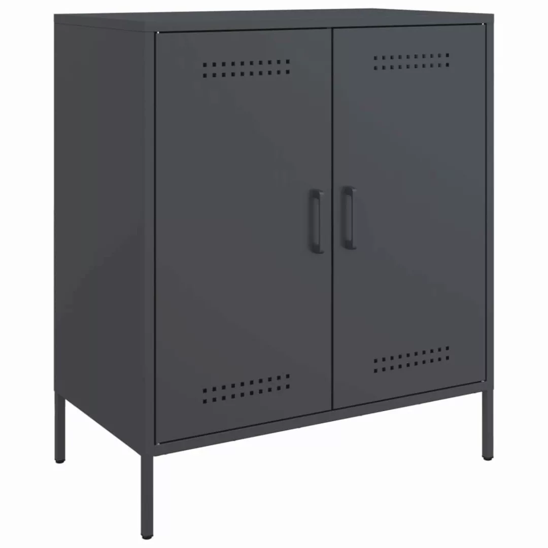 vidaXL Sideboard Sideboard Anthrazit 68x39x79 cm günstig online kaufen