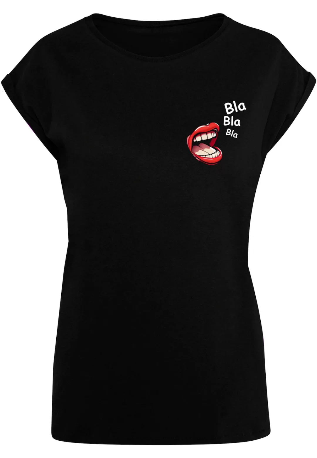 Merchcode T-Shirt "Merchcode Damen Ladies Bla Bla Bla Comic Extended Should günstig online kaufen