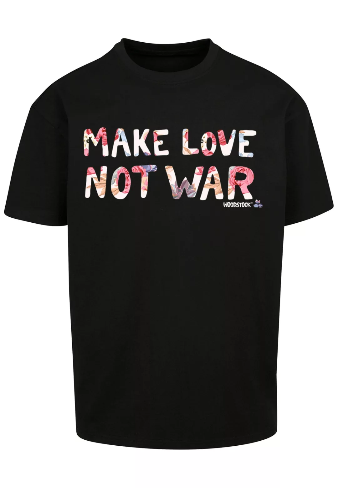 F4NT4STIC T-Shirt "Woodstock Make Love Not War Festival", Print günstig online kaufen