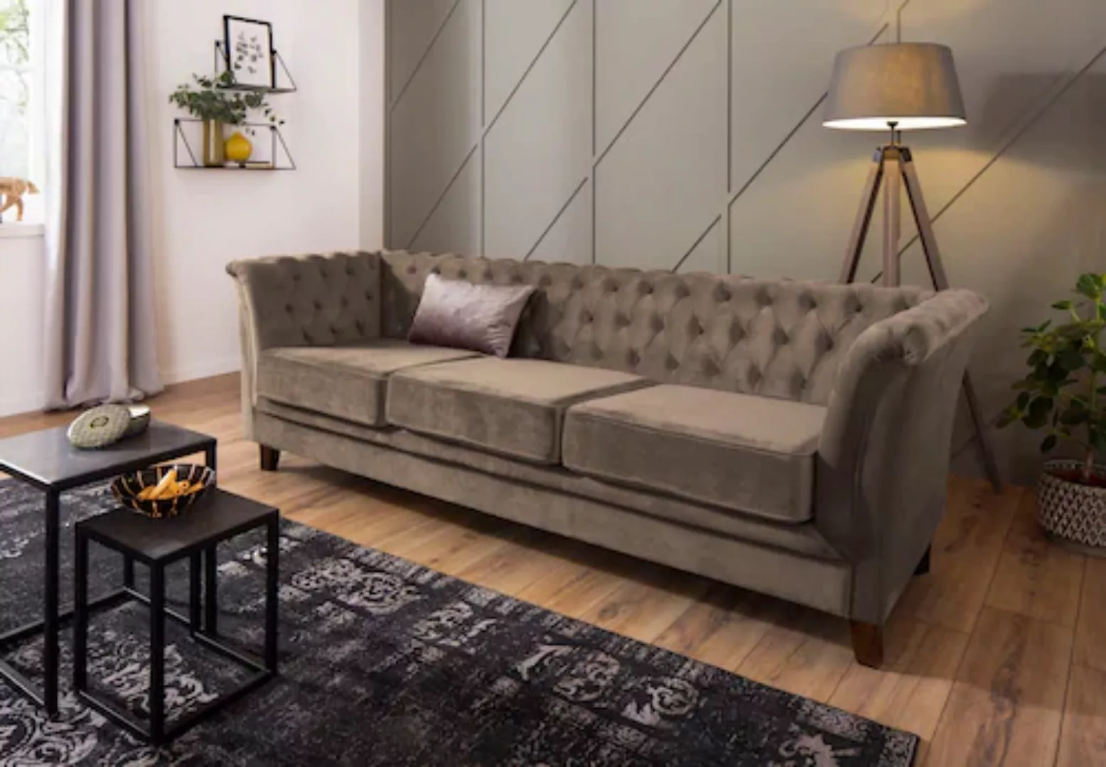 Home affaire Chesterfield-Sofa "Dover" günstig online kaufen