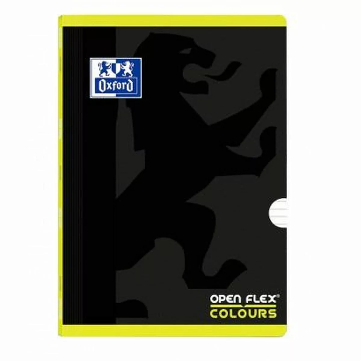 Notizbuch  Oxford Openflex A4 10 Stück Heftklammern Gestreift Neongrün (10 günstig online kaufen