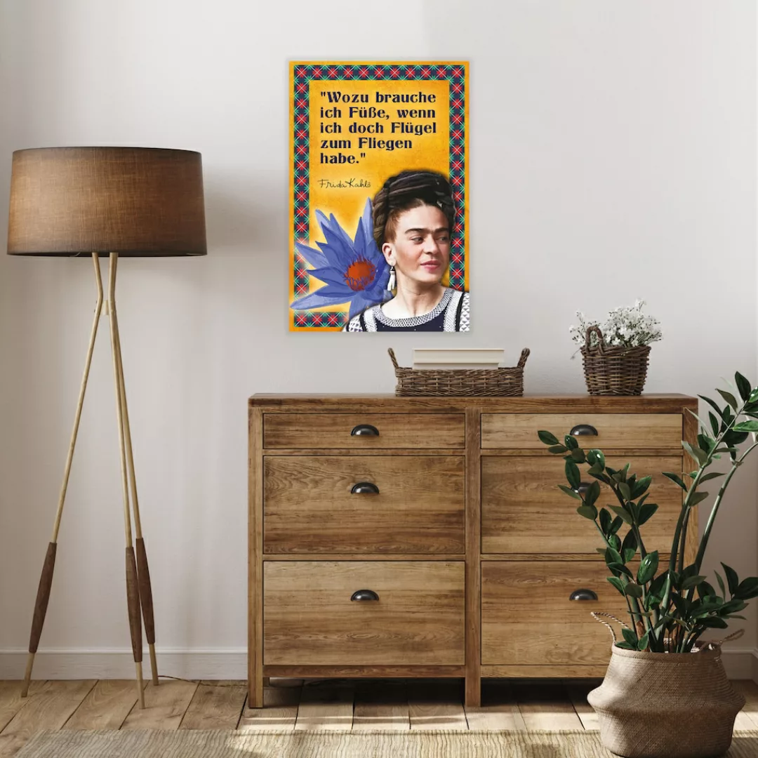 LuckyLinde Wanddekoobjekt "Frida Kahlo - Flügel", (1 St.), Exklusive JANOSC günstig online kaufen