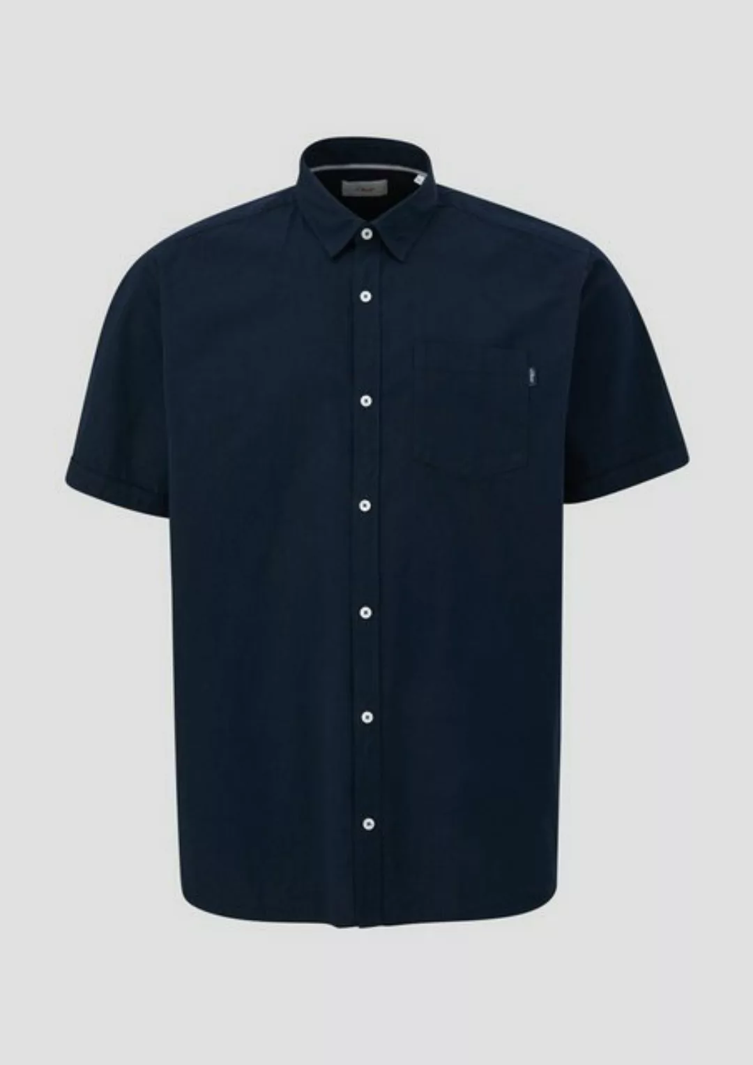 s.Oliver Kurzarmhemd Hemd mit Button-Down-Kragen günstig online kaufen