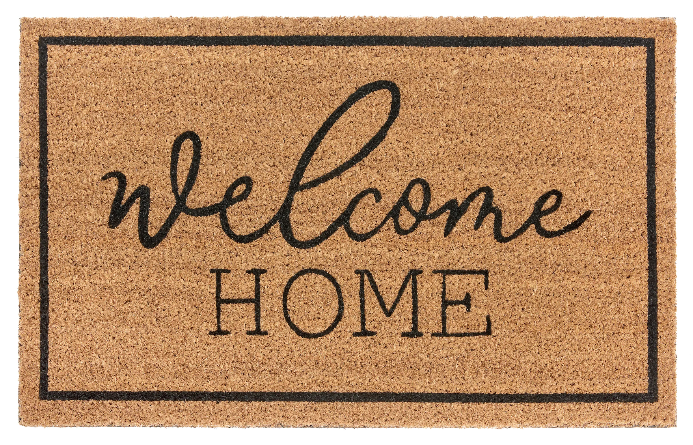 HANSE Home Fußmatte »Mix Mats Kokos Welcome Home«, rechteckig, 15 mm Höhe, günstig online kaufen