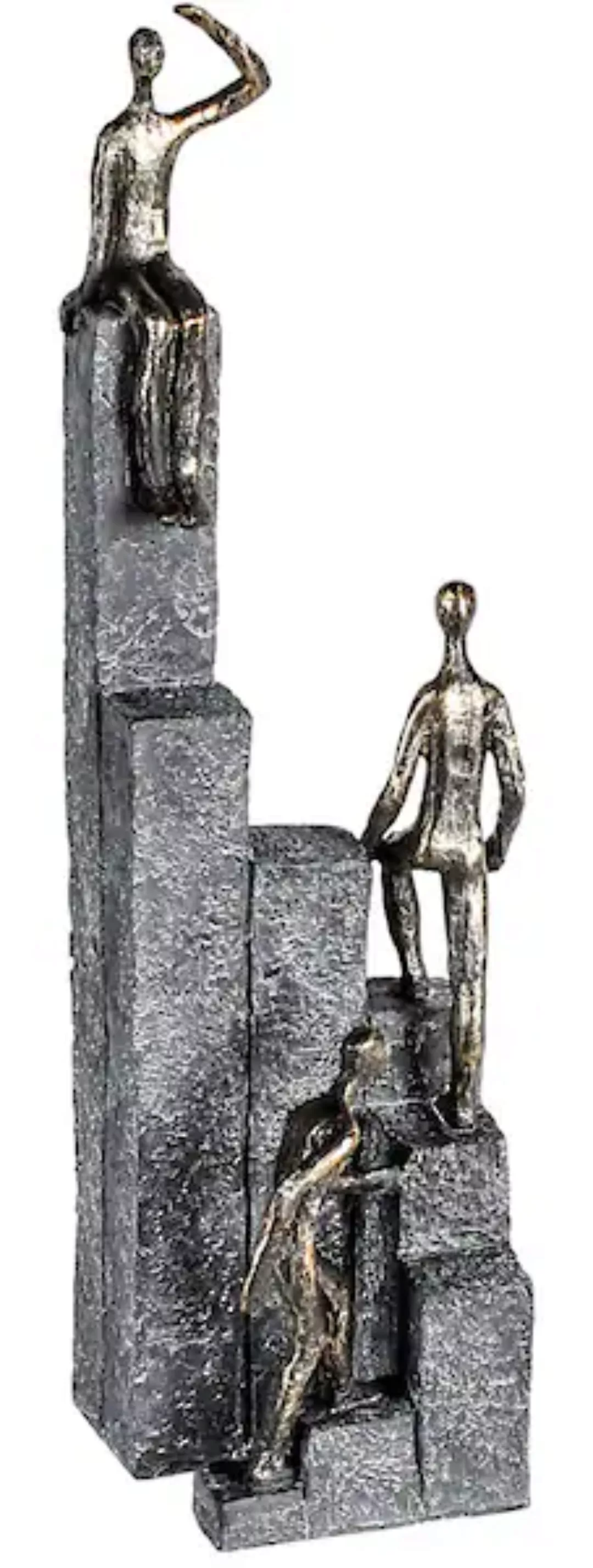 Casablanca by GILDE Skulptur Climbing bronze/silber günstig online kaufen