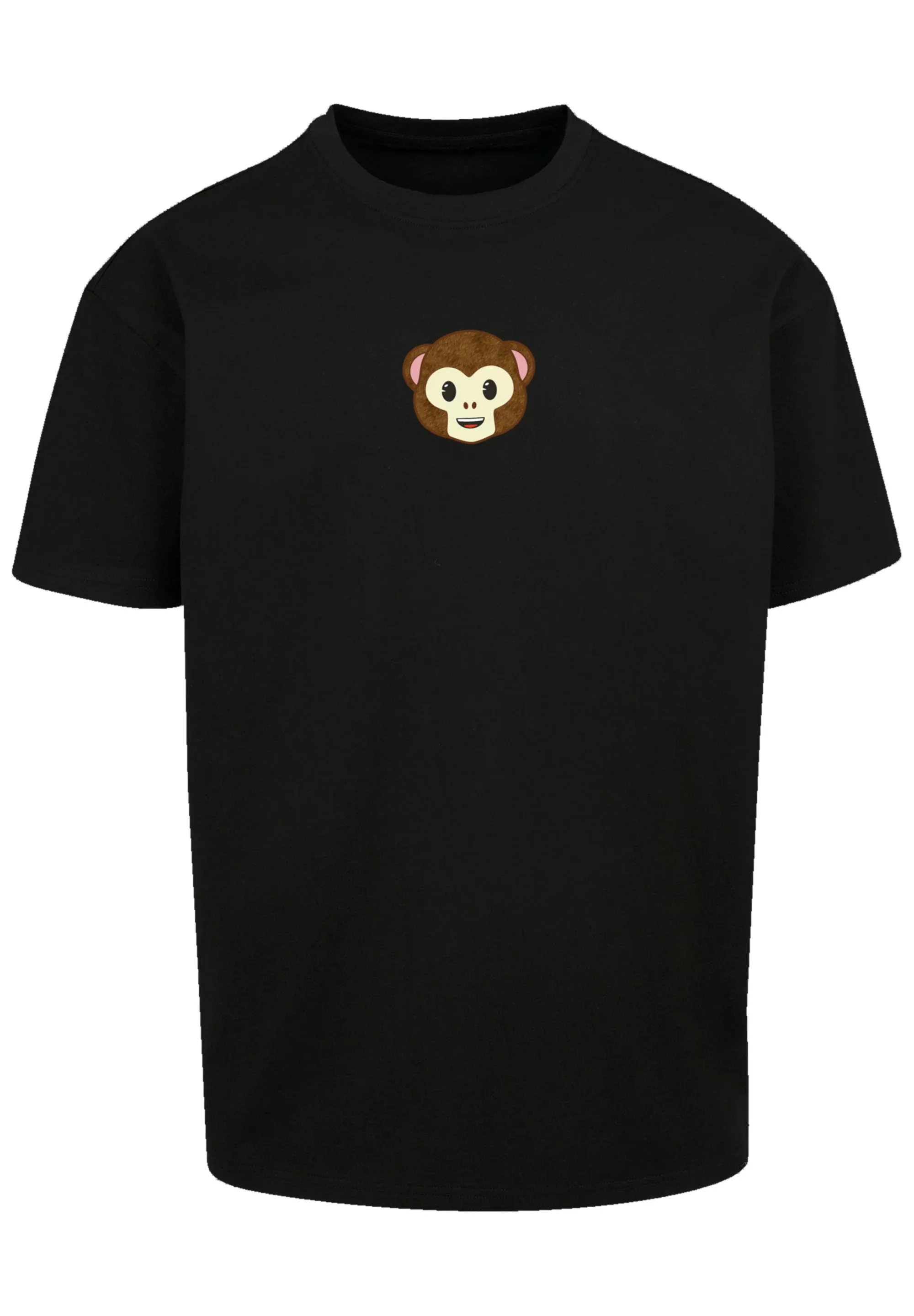 F4NT4STIC T-Shirt "emoji couture smiling monkey furry face", Premium Qualit günstig online kaufen