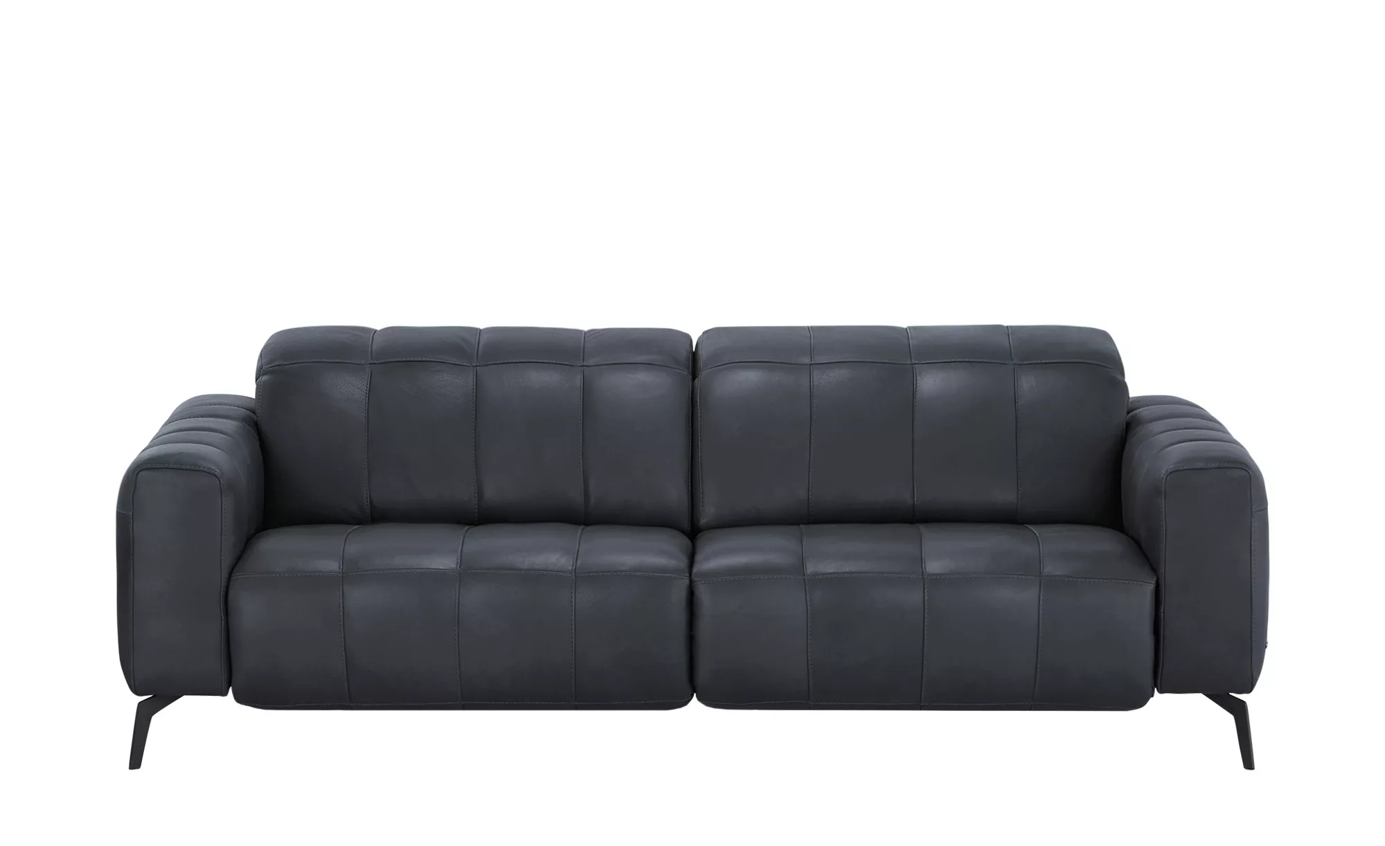 Natuzzi Editions Ledersofa  Portento - blau - 230 cm - 78 cm - 109 cm - Pol günstig online kaufen