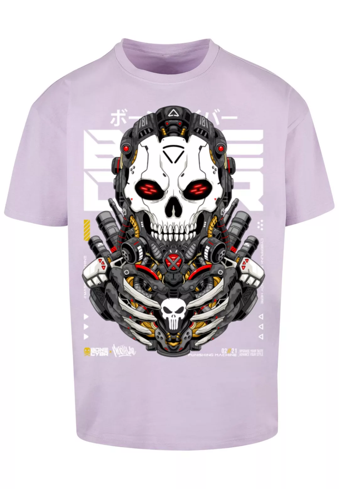 F4NT4STIC T-Shirt "Bone Cyber Punishing Machine CYBERPUNK STYLES" günstig online kaufen