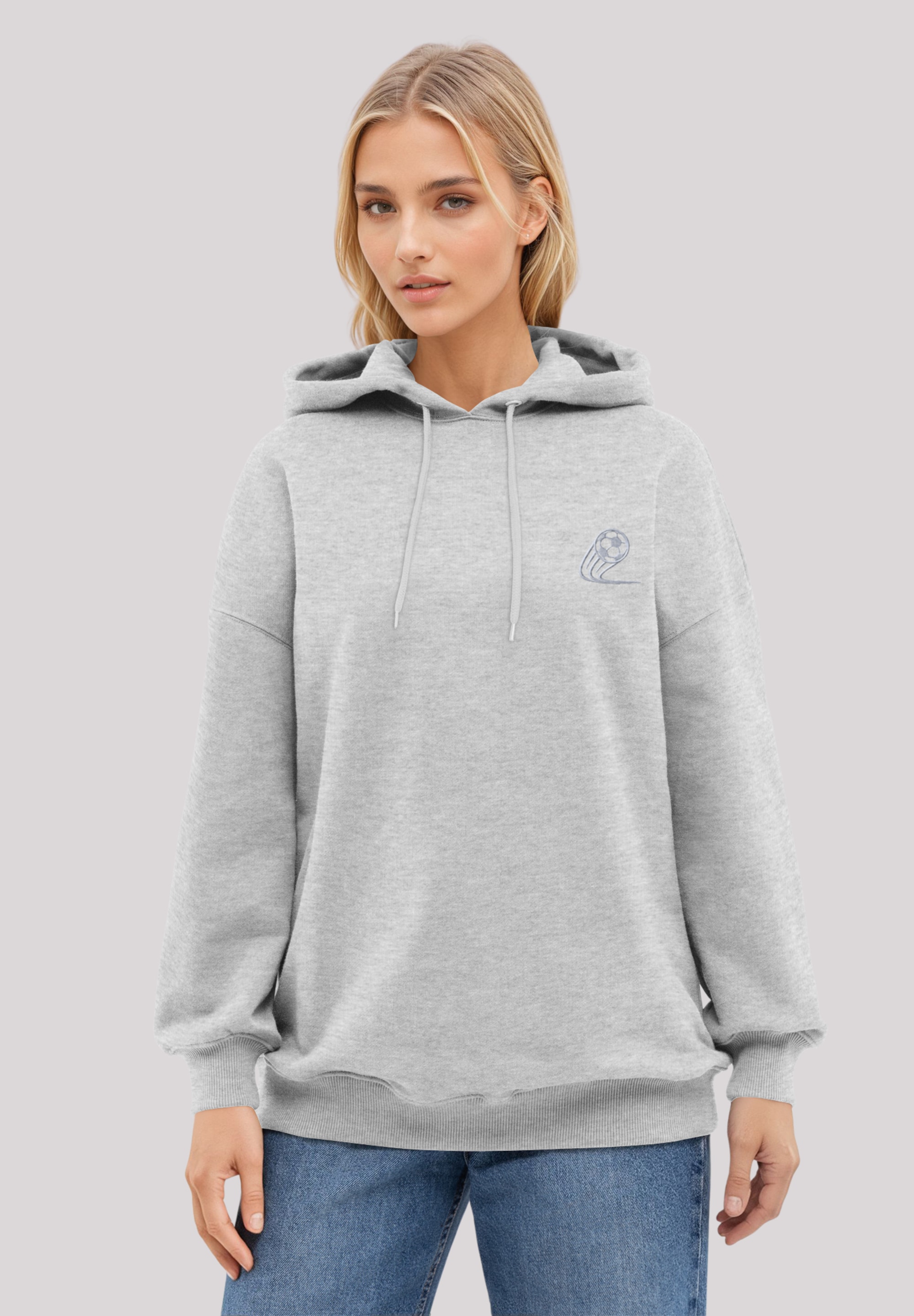 F4NT4STIC Kapuzenpullover "Football Stickerei", Premium Qualität günstig online kaufen