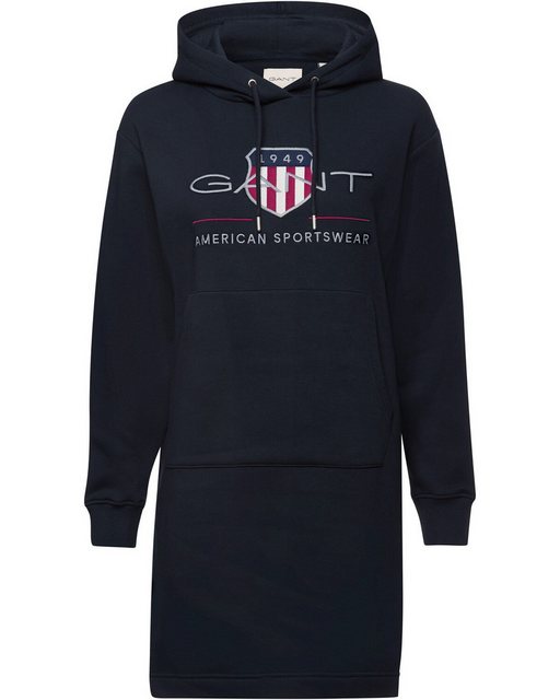 Gant Midikleid Hoodie-Kleid Archive Shield günstig online kaufen