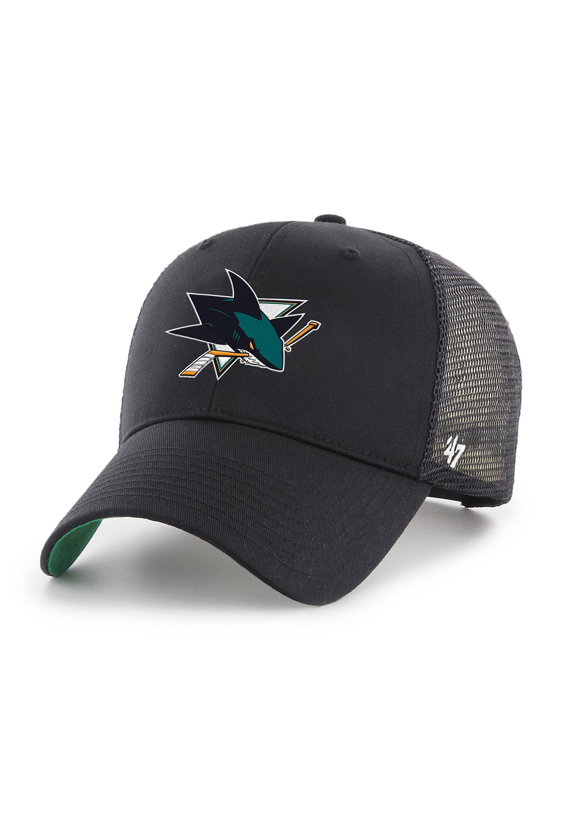 47 Brand MVP Trucker Adjustable Cap SAN JOSE SHARKS H-BRANS22CTP-BK Schwarz günstig online kaufen