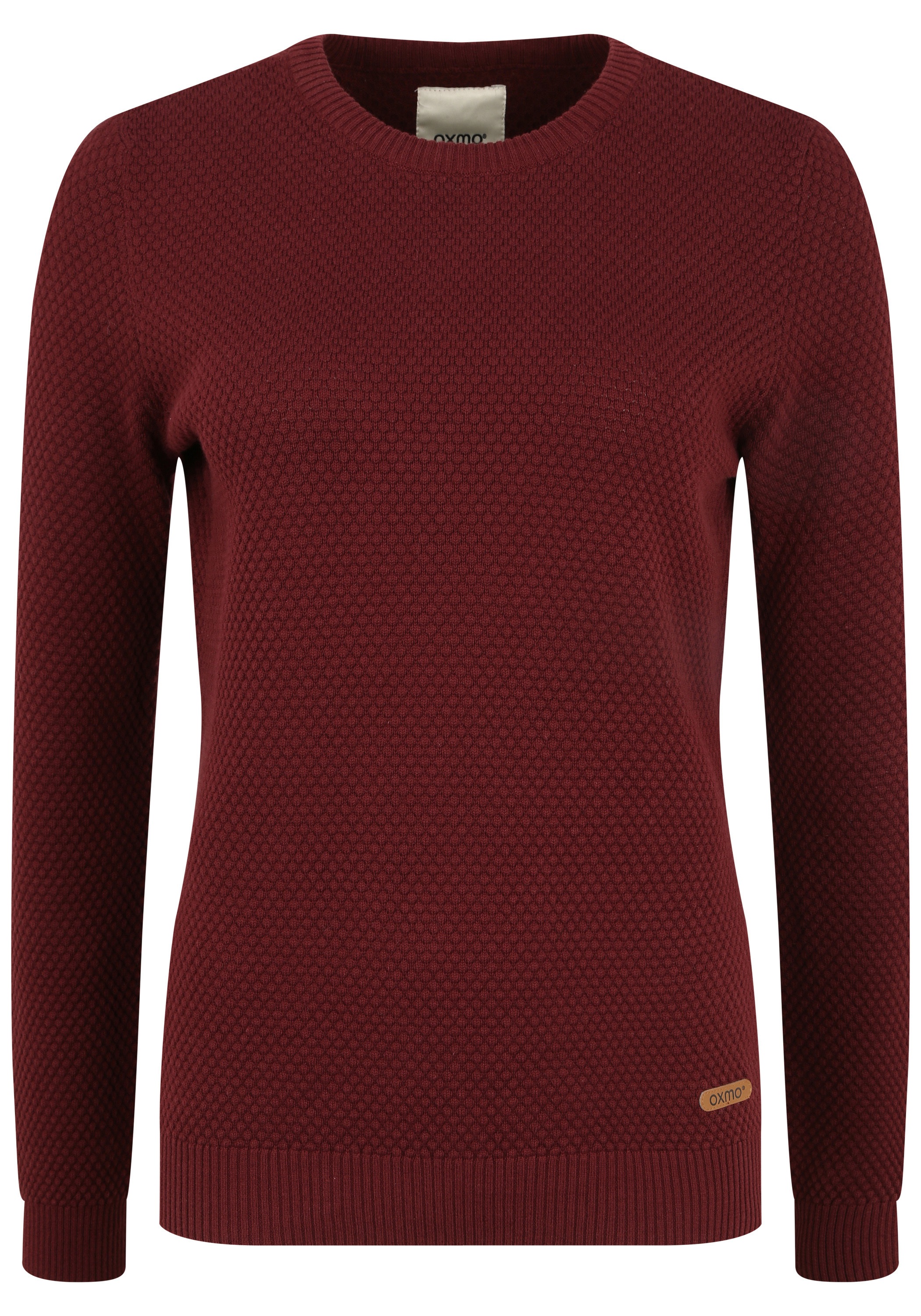 OXMO Strickpullover OXSarah Schicker Pullover in Loch-Strick Optik günstig online kaufen