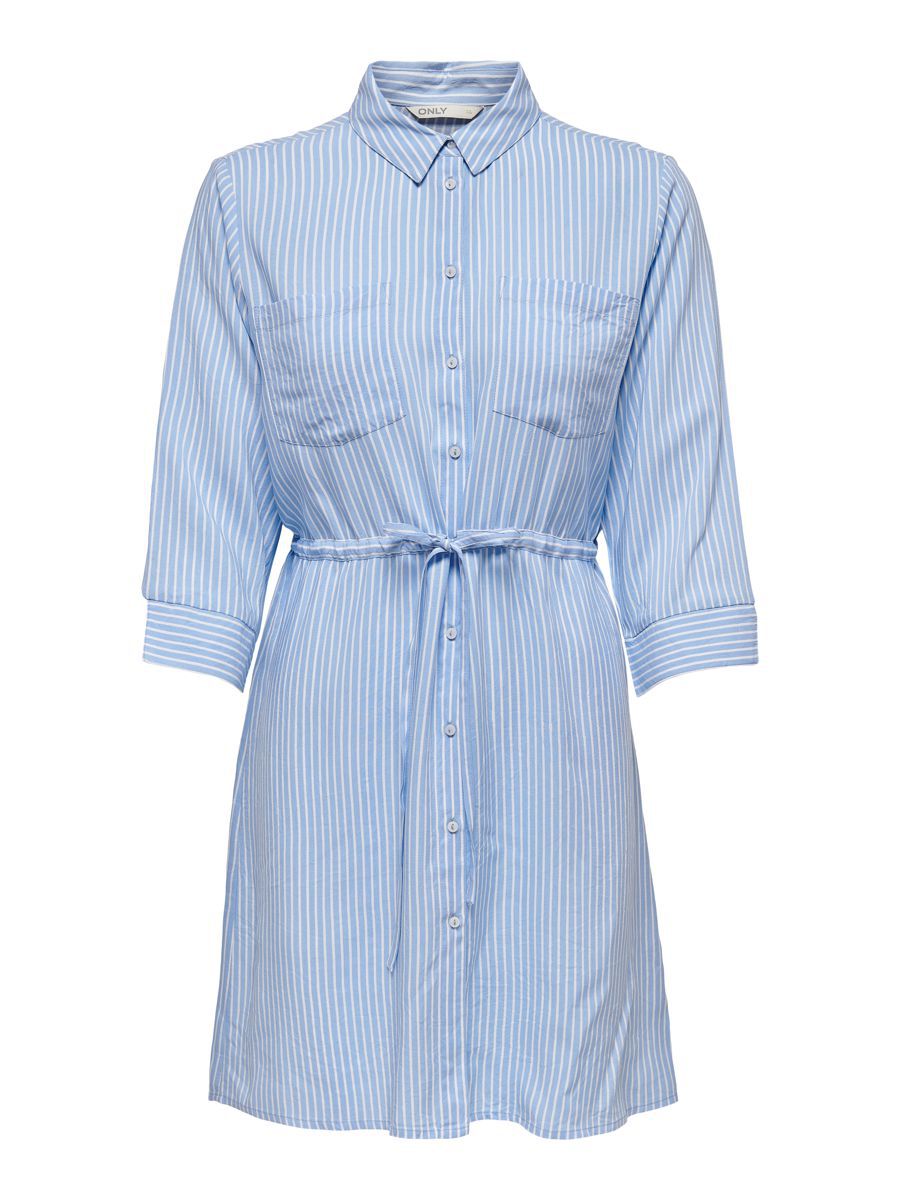 ONLY Detailed Shirt Dress Damen Blau günstig online kaufen