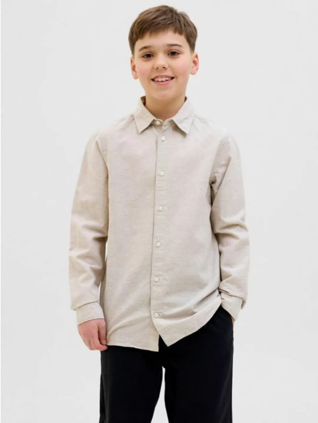 Jack & Jones Junior Langarmhemd JJEBREEZE SHIRT LS SN JNR günstig online kaufen