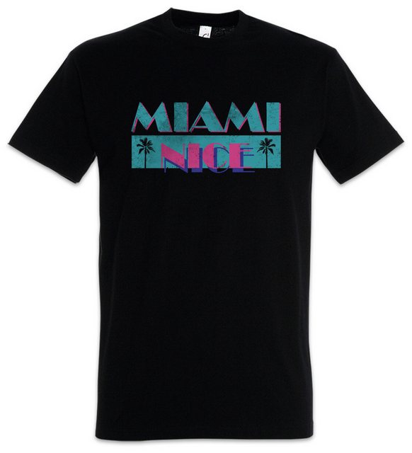 Urban Backwoods Print-Shirt Miami Nice Herren T-Shirt USA Florida Holidays günstig online kaufen