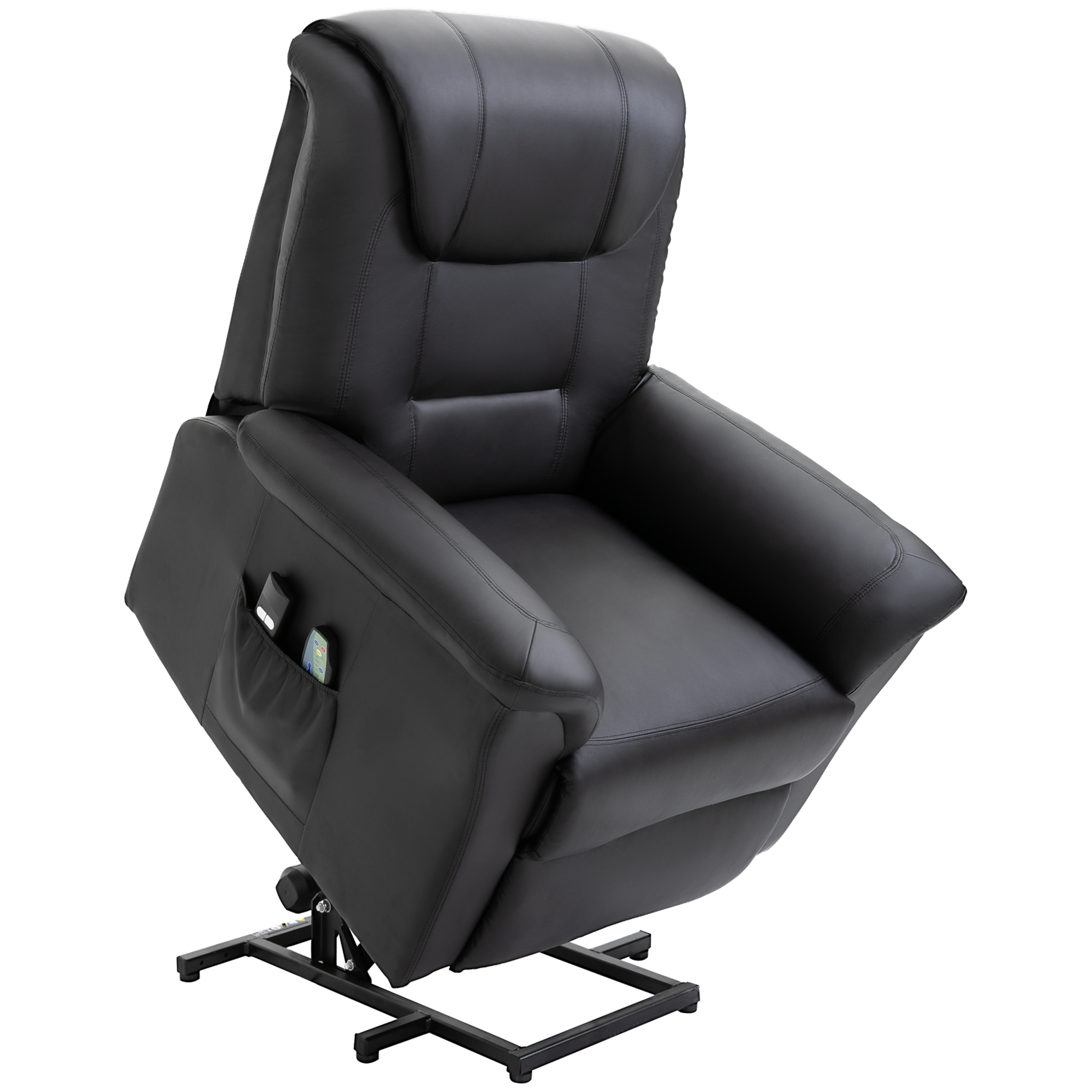 HOMCOM Sessel mit Aufstehhilfe, Verstellbarer Relaxsessel, Elektrischer Mas günstig online kaufen