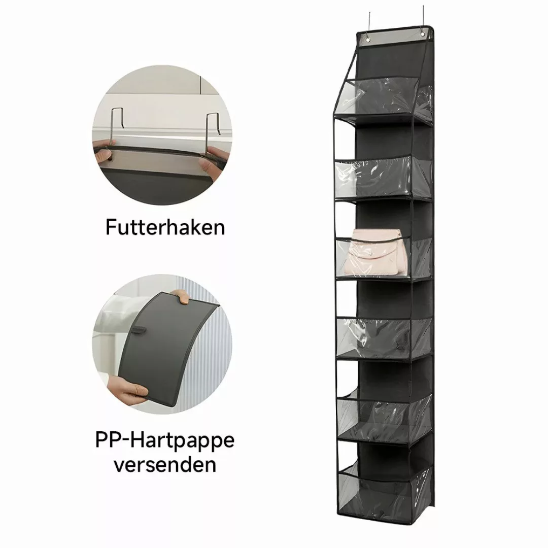 PODOFO Hängeregal Handtaschen Organizer Hängend, 6-Taschen günstig online kaufen