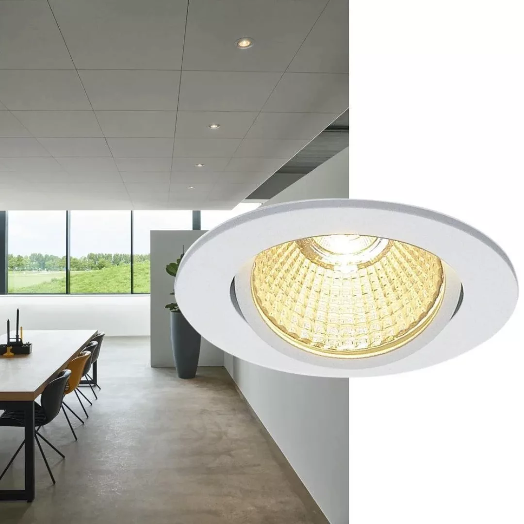Einflammiger LED-Einbaustrahler New Tria 68, Clipfedern, Hochvolt, rund, 30 günstig online kaufen