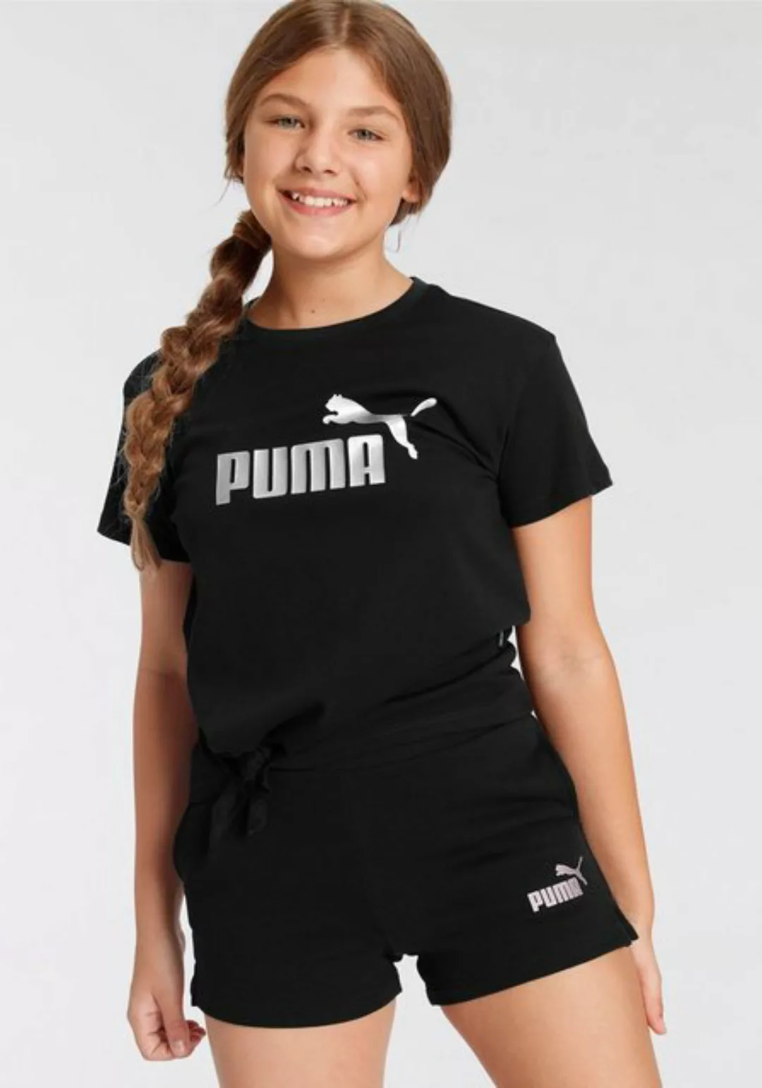 PUMA T-Shirt ESS+ LOGO KNOTTED TEE G günstig online kaufen