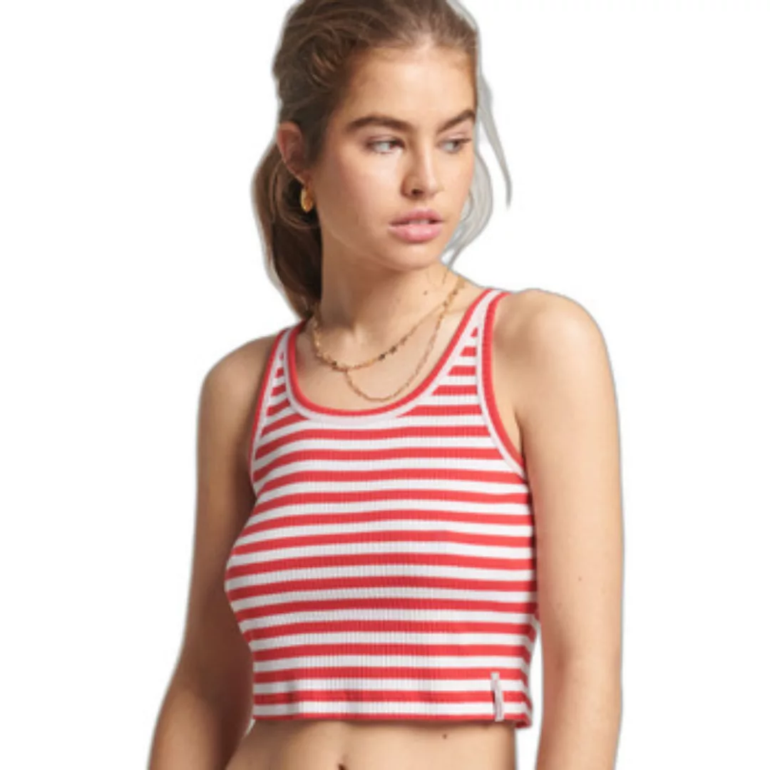 Superdry  Tank Top Débardeur court côtelé coton bio femme  Vintage günstig online kaufen