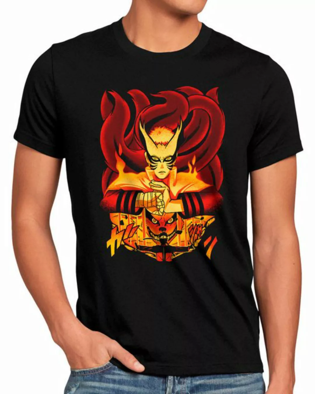 style3 Print-Shirt Herren T-Shirt Baryon Mode kakashi sasuke hatake kage na günstig online kaufen