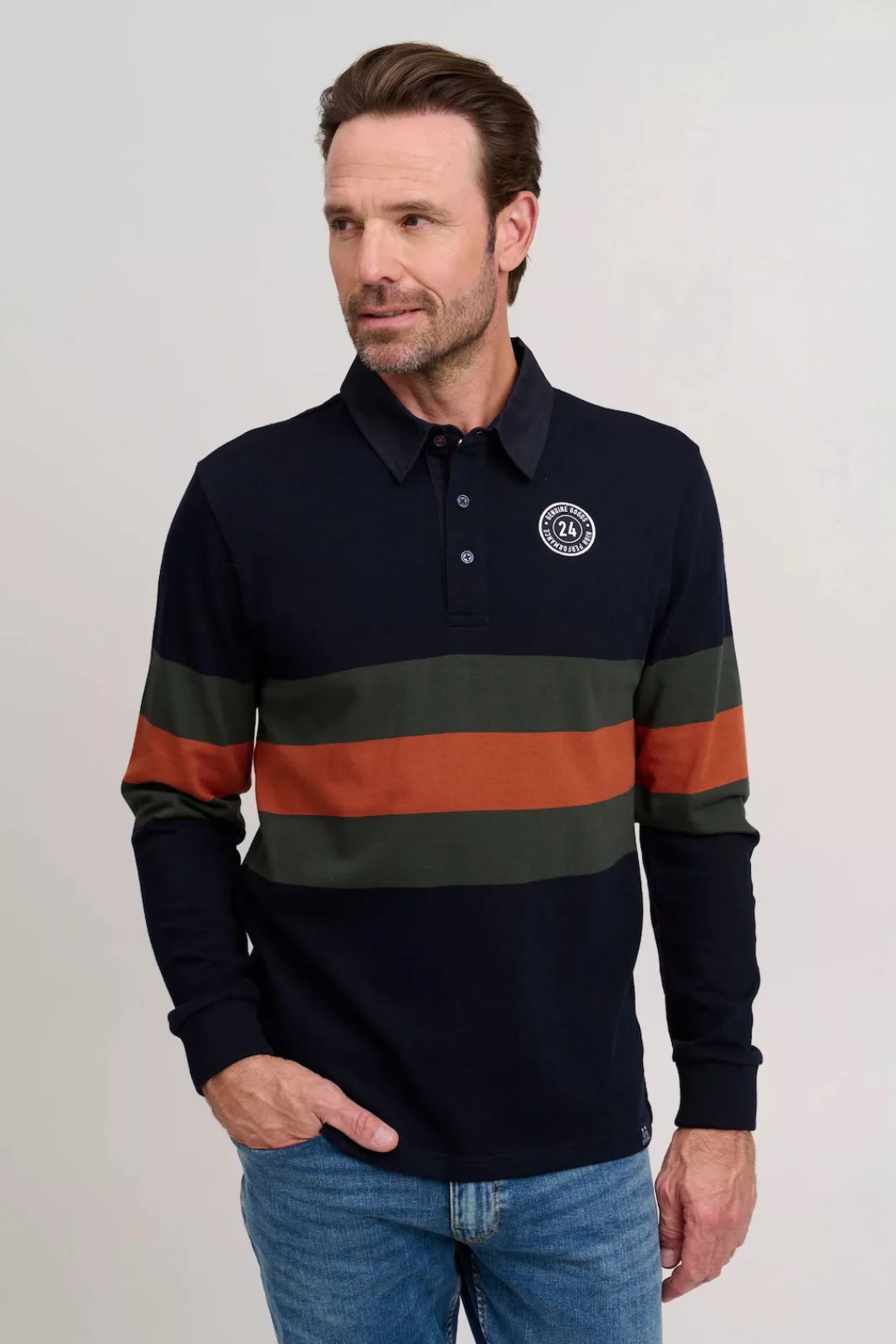 FQ1924 Langarm-Poloshirt "FQ1924 FQMikkael" günstig online kaufen