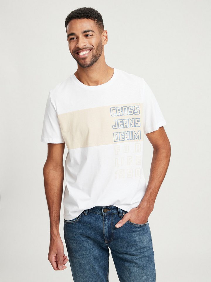 CROSS JEANS® Rundhalsshirt 15905 günstig online kaufen