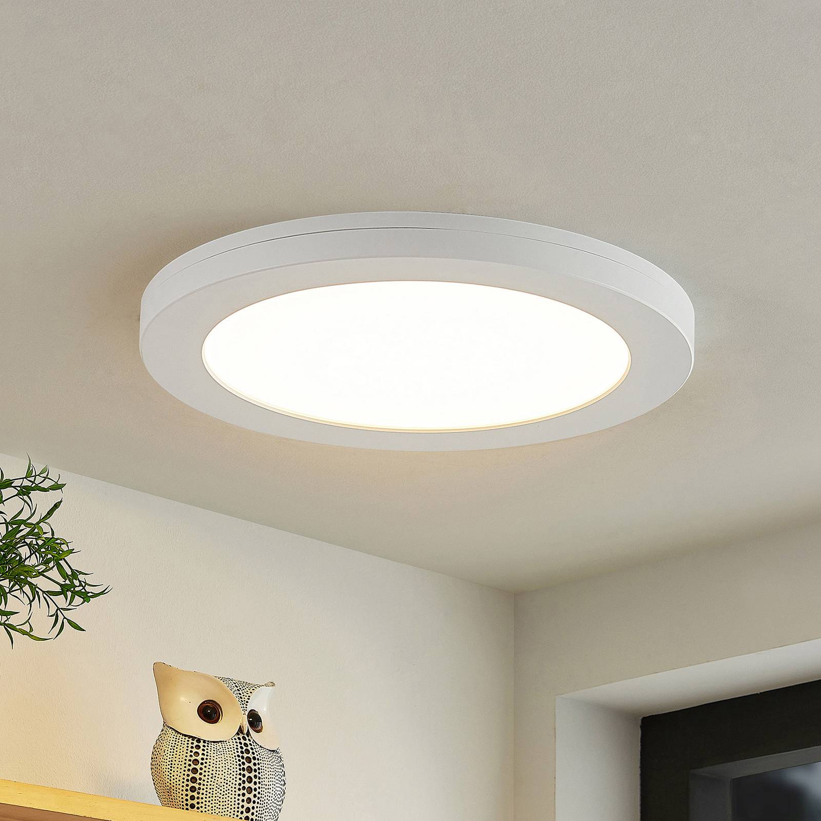 Prios Aureka LED-Deckenlampe Sensor 22,5cm 3er-Set günstig online kaufen