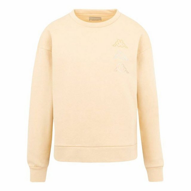 Kappa Sweater Unisex Sweater ohne Kapuze Kappa Kifoli Beige günstig online kaufen