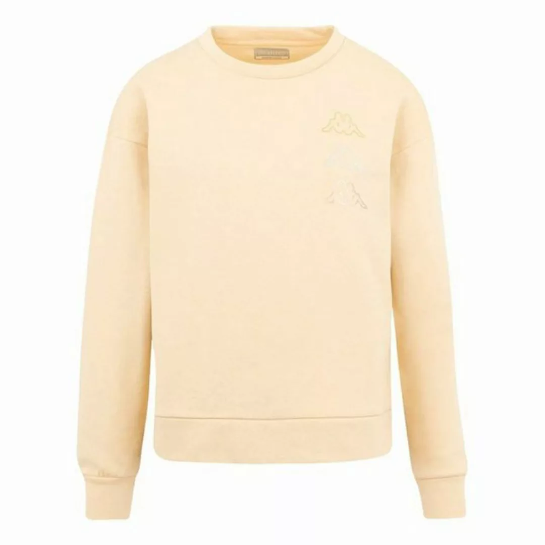 Kappa Sweater Unisex Sweater ohne Kapuze Kappa Kifoli Beige günstig online kaufen