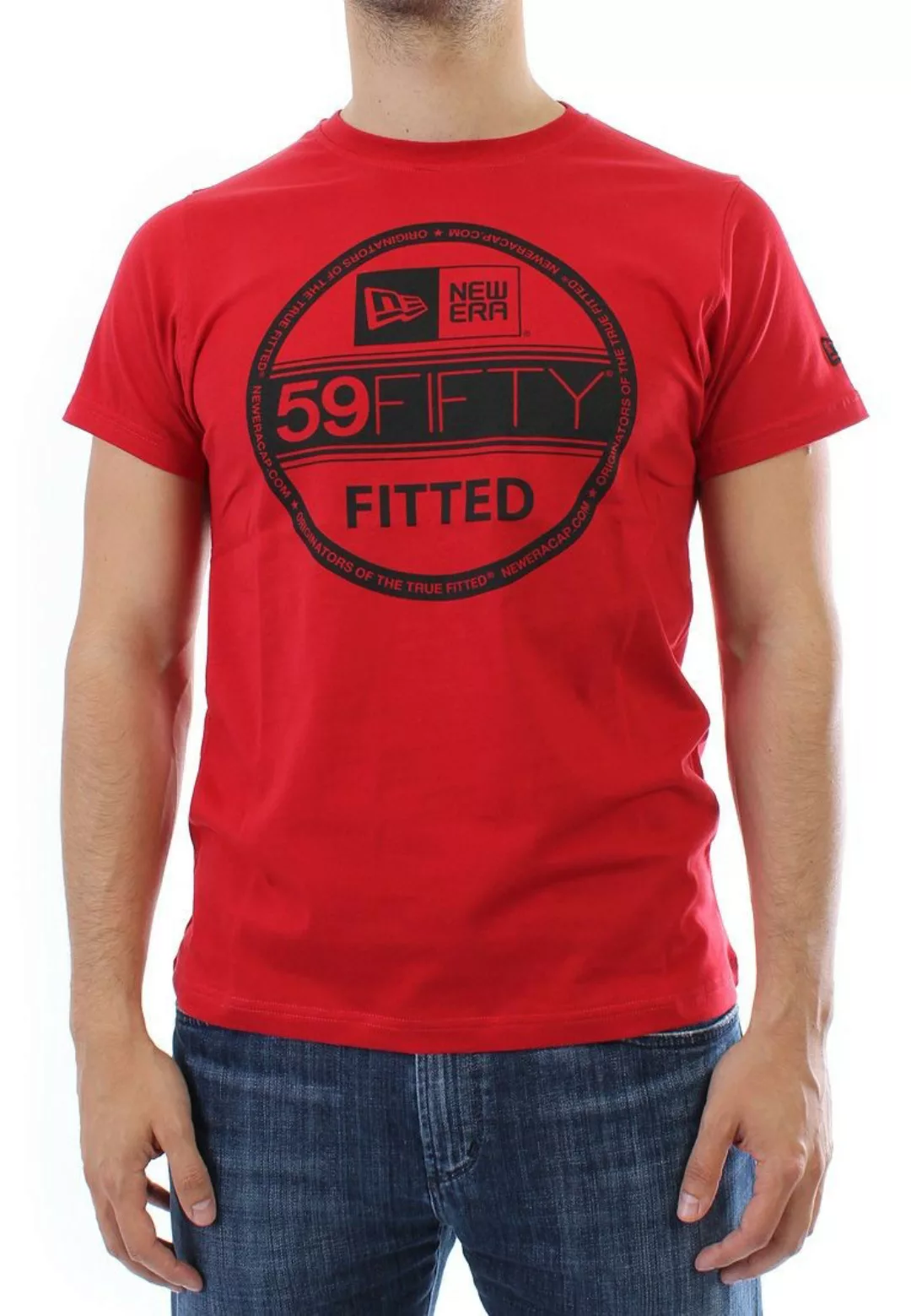 New Era T-Shirt Men - VISOR STICKER - Scarlet günstig online kaufen