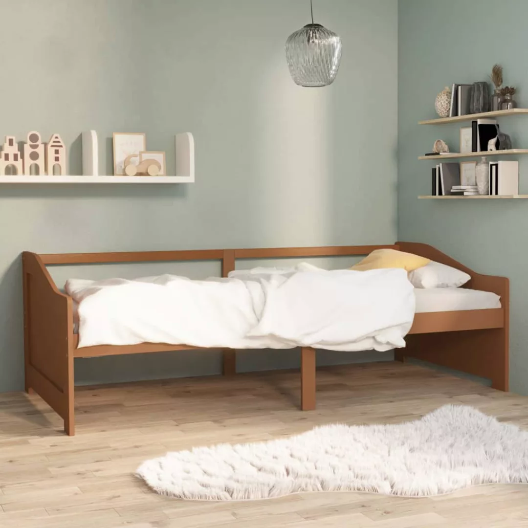 Tagesbett 3-sitzer Honigbraun Massivholz Kiefer 90x200 Cm günstig online kaufen