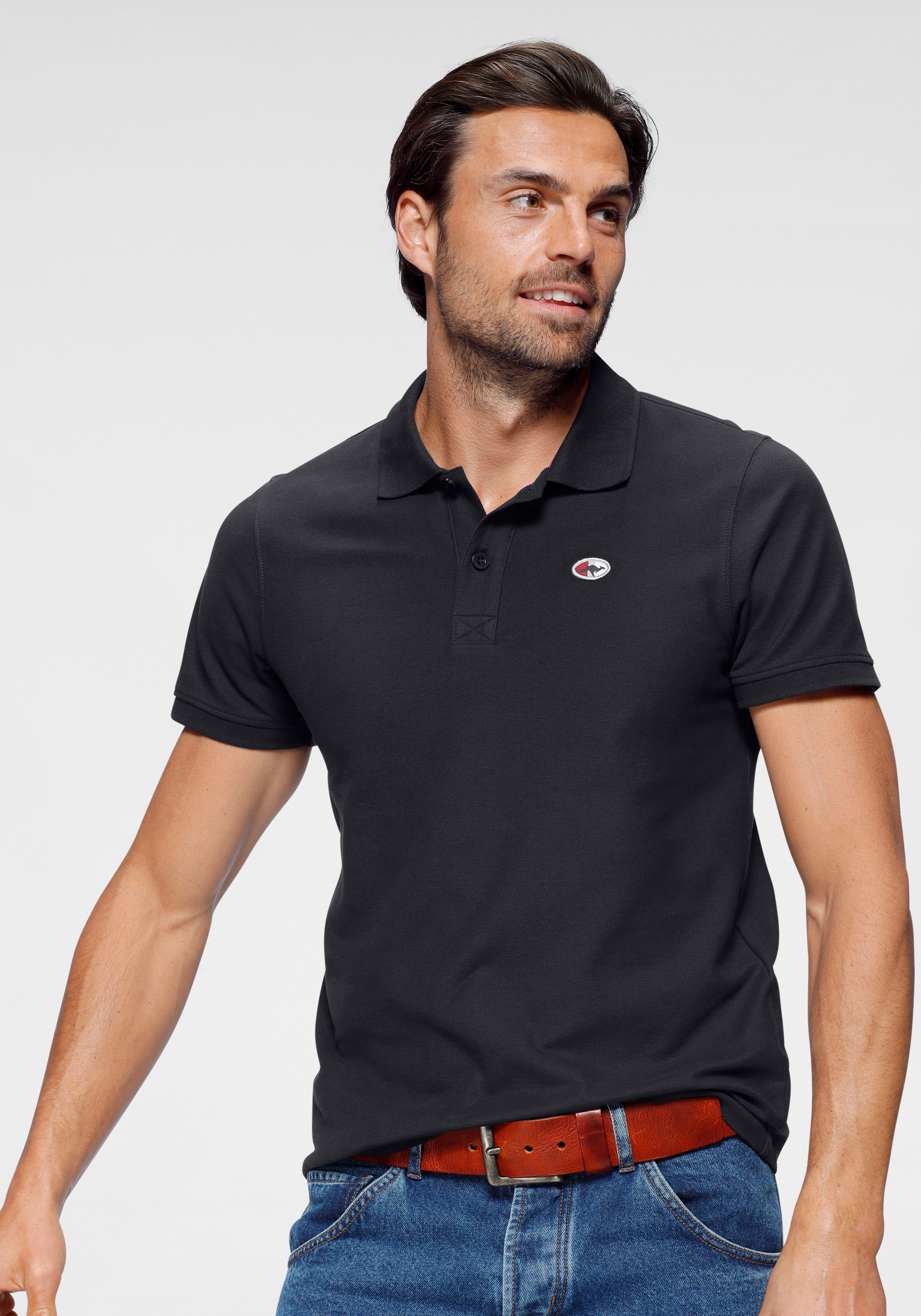 KangaROOS Poloshirt Kurzarm, mit Polokragen, aus günstig online kaufen