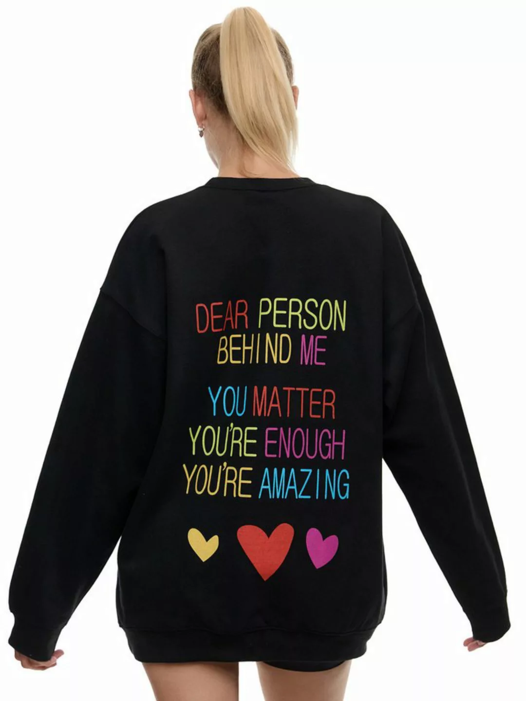 Worldclassca Sweatshirt Worldclassca Oversized Sweatshirt YOU MATTER Print günstig online kaufen