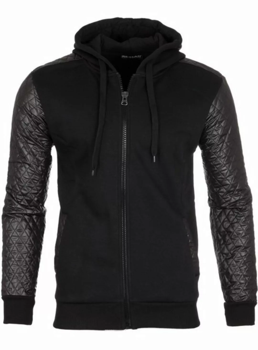 Reslad Sweatjacke Reslad Sweatjacke Herren Diamond Stich Ärmel mit (1-tlg) günstig online kaufen