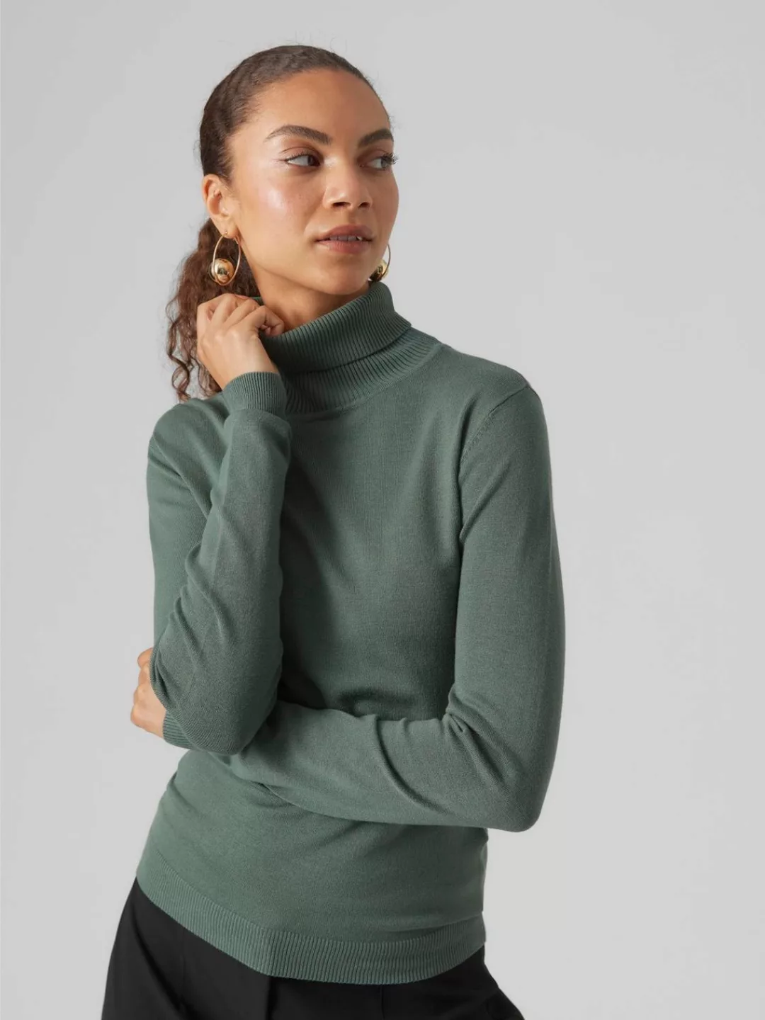 Vero Moda Rollkragenpullover "VMGLORY LS ROLLNECK BLOUSE GA NOOS" günstig online kaufen