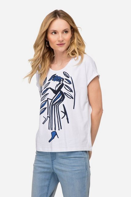 Laurasøn T-Shirt T-Shirt oversized Print Rundhals günstig online kaufen