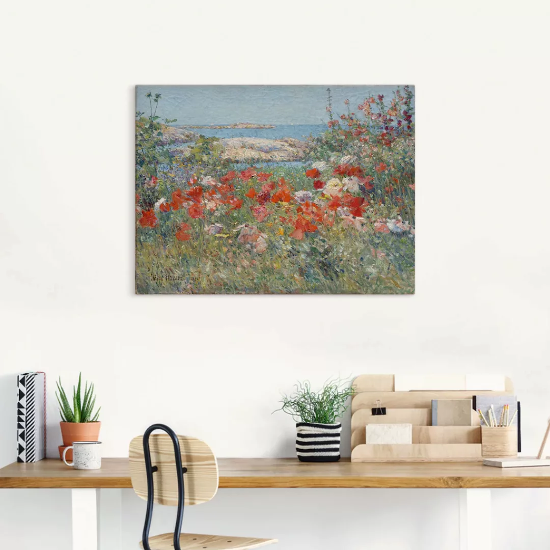 Artland Wandbild »Celia Thaxters Garten 1890.«, Blumenwiese, (1 St.), als L günstig online kaufen