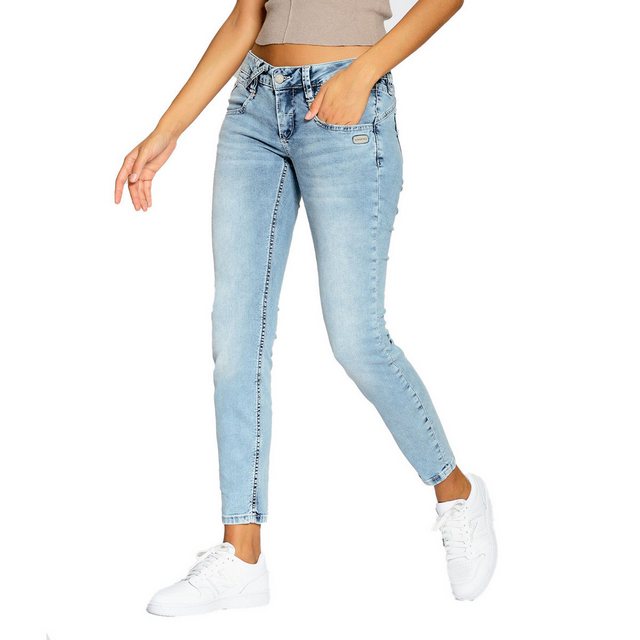GANG 5-Pocket-Jeans 94Nena Cropped - cloudy light blue günstig online kaufen