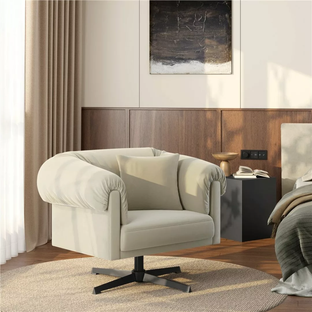 Yaheetech Loungesessel Relaxsessel 360° Drehbar, Einzelsessel günstig online kaufen