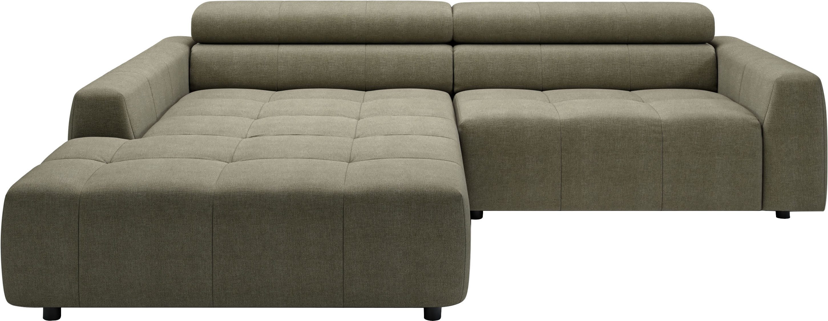 3C Candy Ecksofa "Denver auch mit Cord- und Easy care-Bezug, Kopfteilverste günstig online kaufen