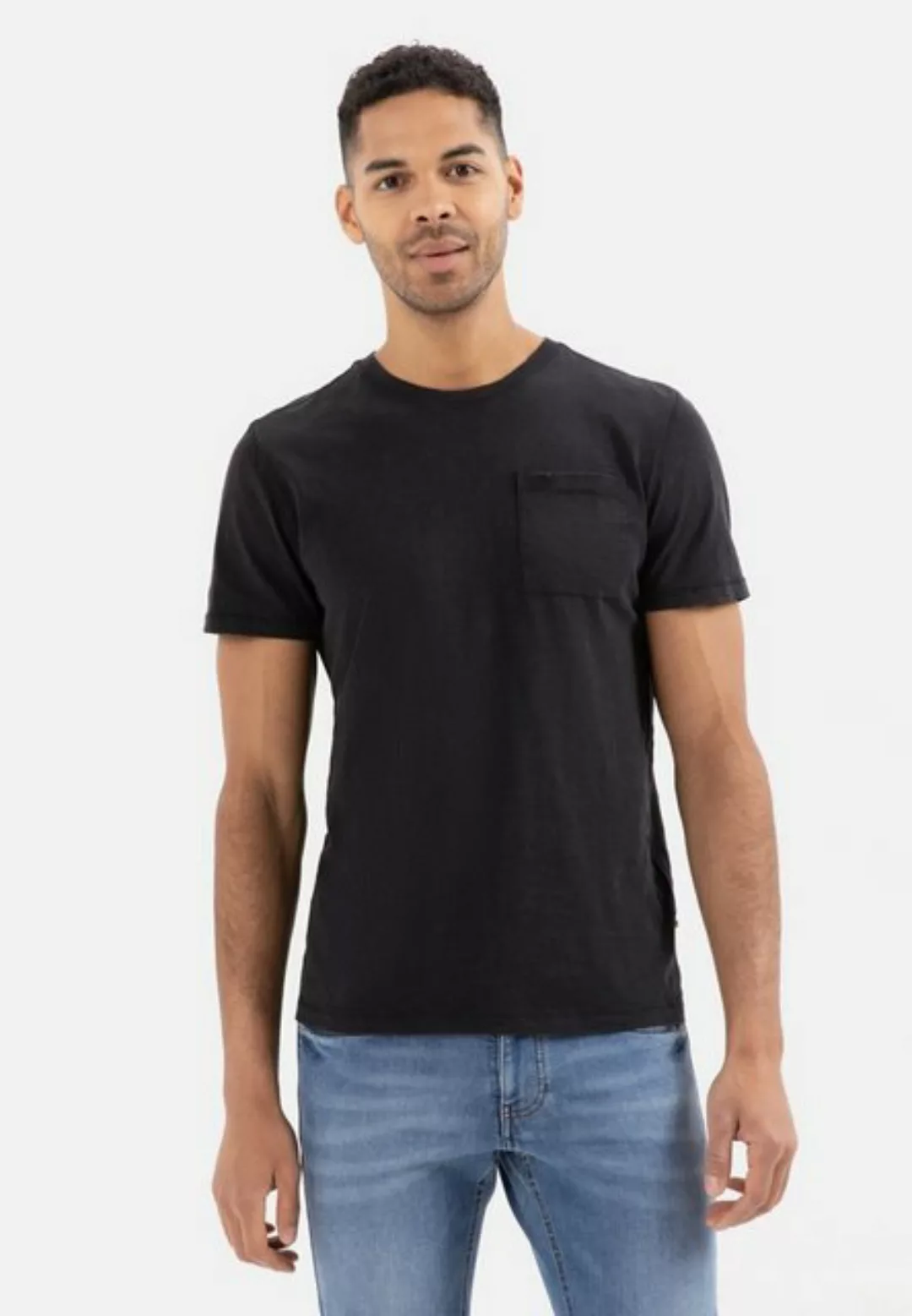 camel active T-Shirt aus Bio-Baumwolle günstig online kaufen