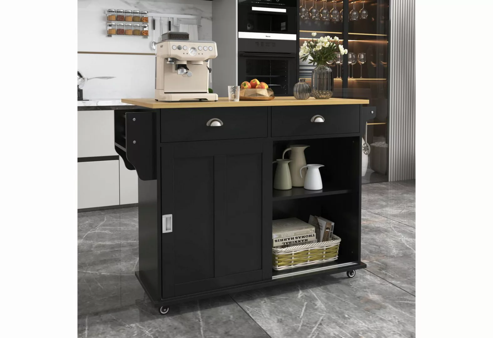 GLIESE Buffet 112x40(70)x94 cm cm großer Küchenbuffet, für Esszimmer, Küche günstig online kaufen